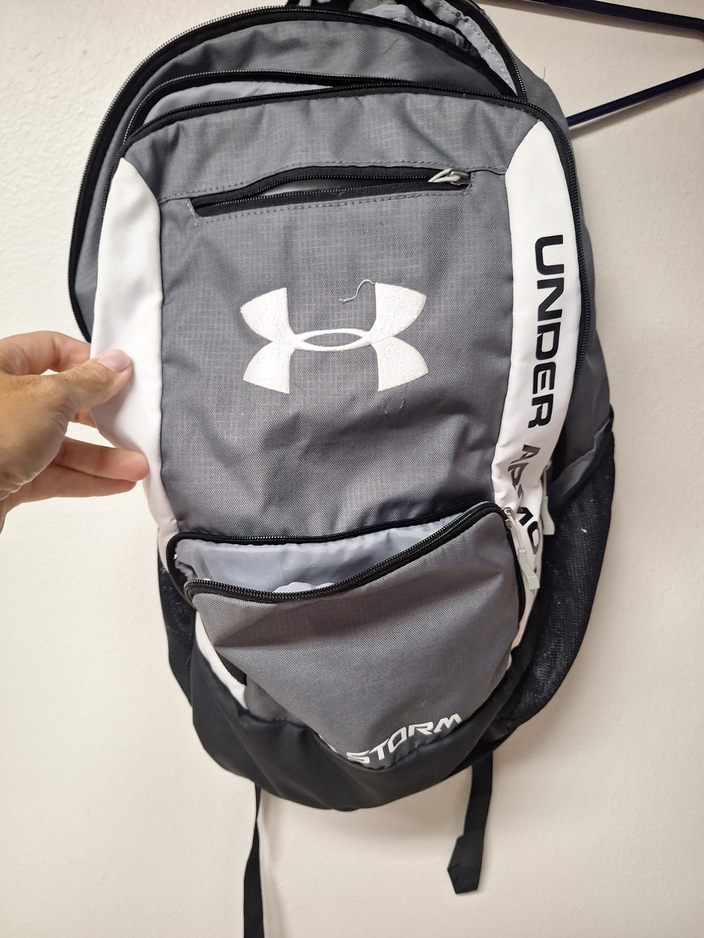 Under Armour Gray and White Men's Backpack